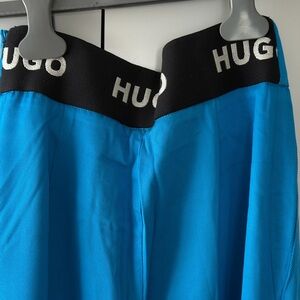 HUGO Bright Blue pants with Black Branded Waistband